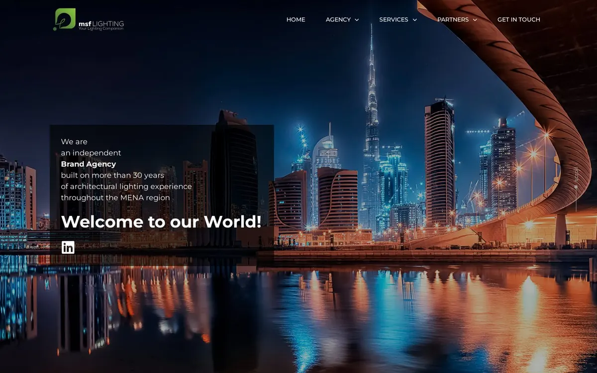 MSF Lighting website