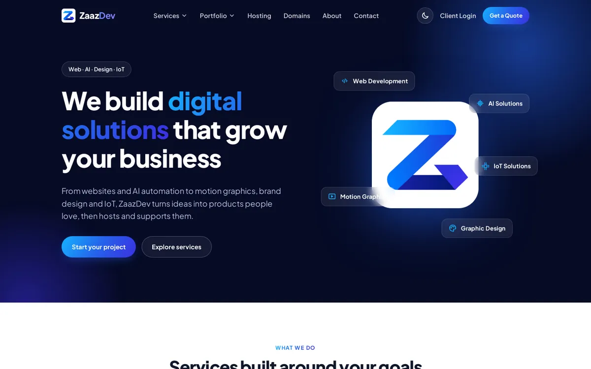 ZaazDev Website website